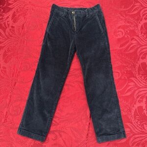 Brooks Brothers Navy Corduroy Kids Pants, Boys Size 8